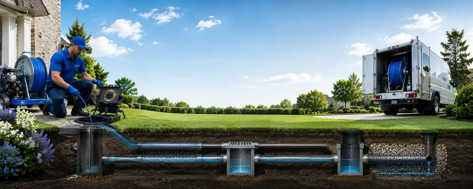 Outdoor drain cleaning information for Riceville, IA